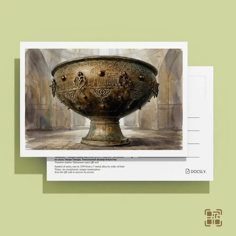 Postcard Docsly Taikazan DPTR317 / 10x15 cm Sacred Heritage OPP Bag