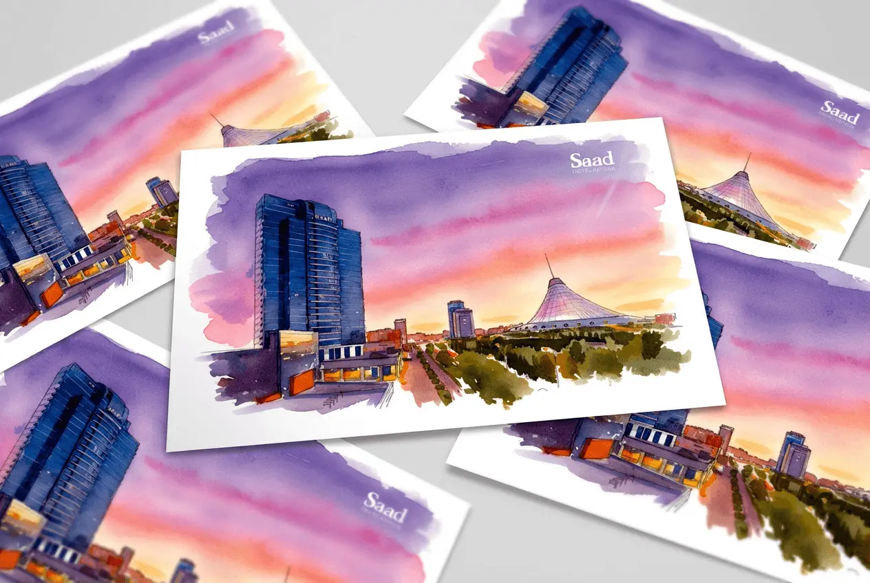 Welcome Card для Saad Hotel Astana